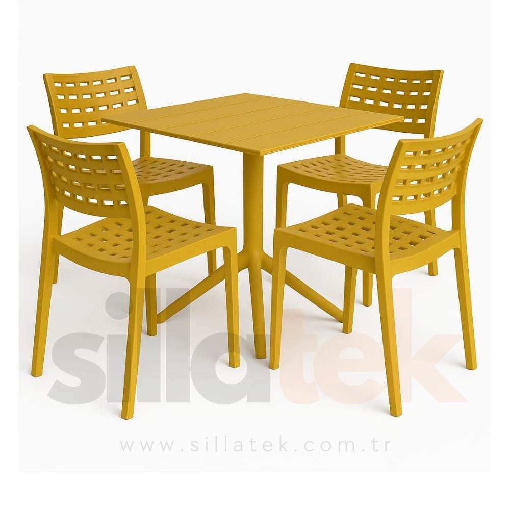 Cafe Sandalye Masa (70*70 ya da 80*80)
